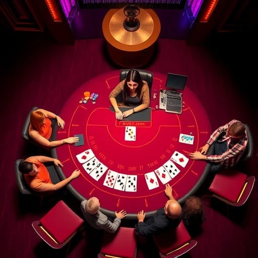 Payout display and results on Habanero table